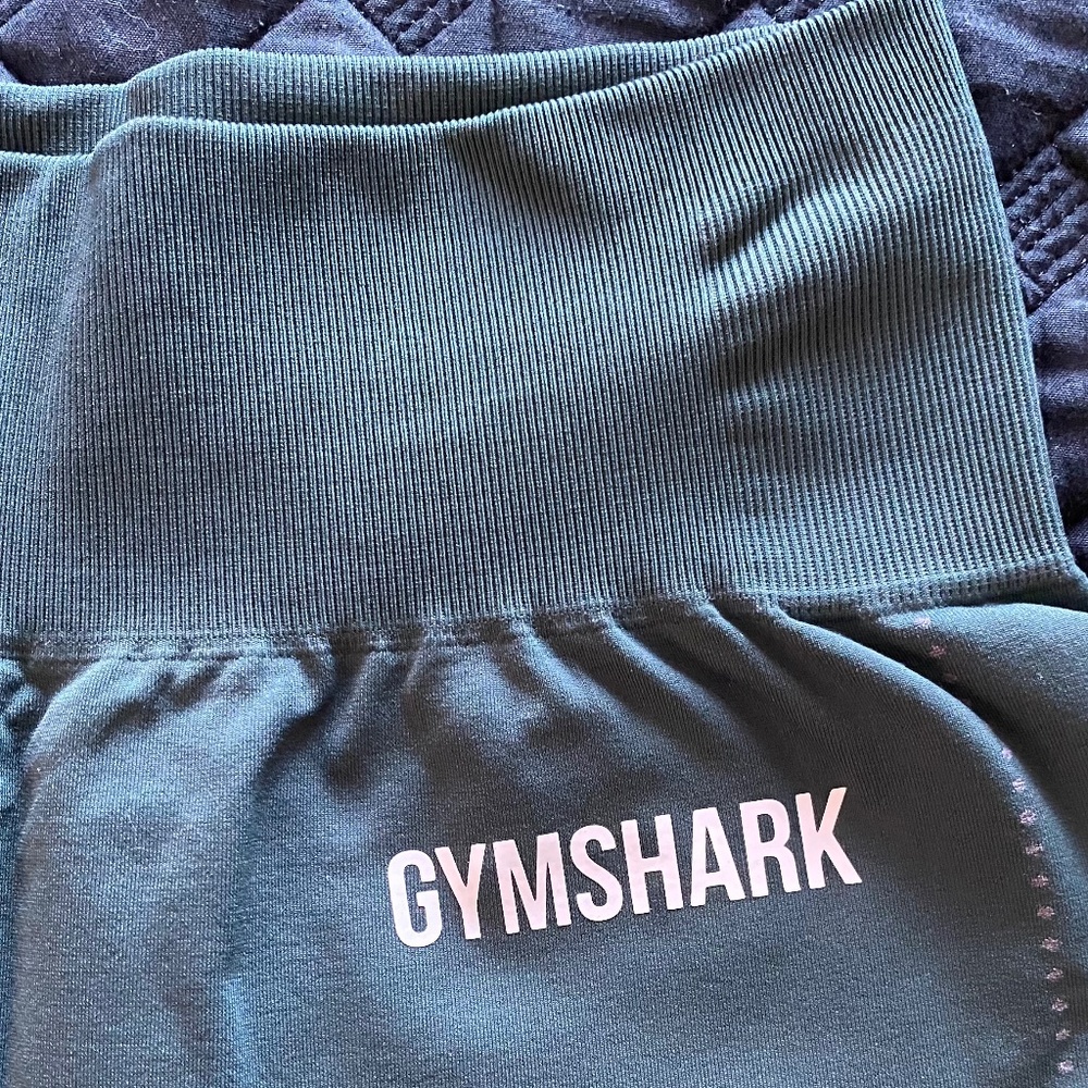 Gymshark Breeze Lightweight Seamless Leggings Dark Green - S